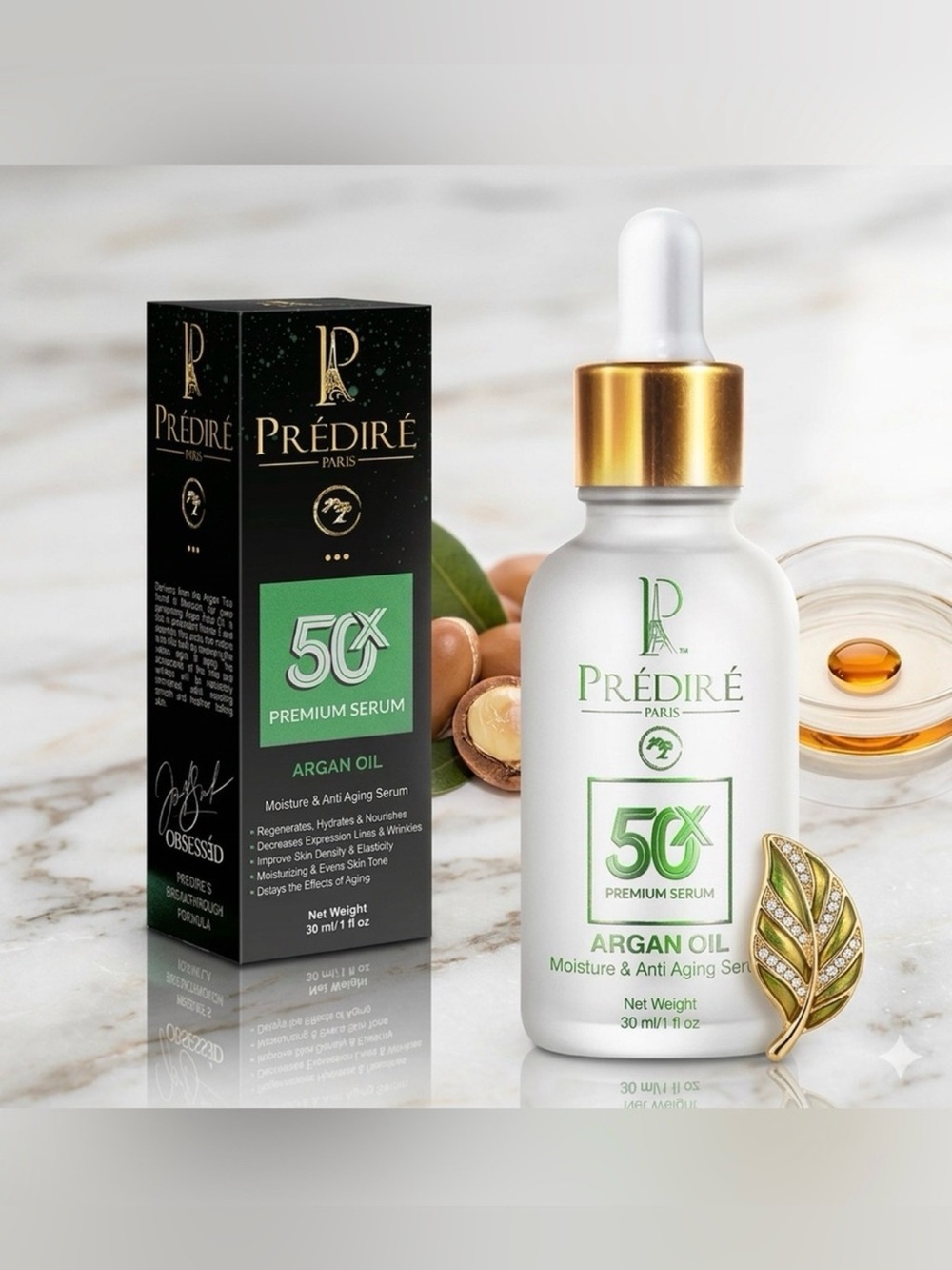 Predire 50X Argan Oil Moisture & Anti-Aging Serum - Retail $400